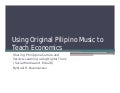 Using OPM to Teach economics