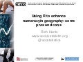 Using R to enhance numeracy in geography: some pros and cons 