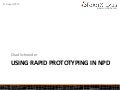 2012-08-21: Rapid Prototyping In New Product Development