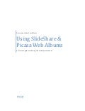 Using SlideShare And Picasa Web Albums