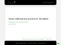 Social media as a job-hunting tool: The basics