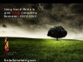 Using social to grow your consulting business - ASCA 2010