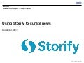 Getting started with Storify