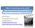 Using video in e learning