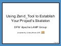 Using Zend_Tool to Establish Your Project&rsquo;s Skeleton