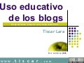 Uso educativo de los blogs