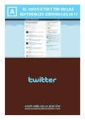 Uso de twitter en el sector editorial 2011