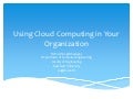Simple Introduction to Cloud for Users