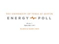 University of Texas at Austin Energy Poll Sept. 2011