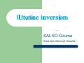 Uterine Inversion