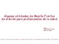 Utilidades en Mozzilla