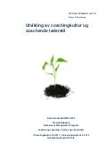 Utvikling av coachingkultur og coachende lederstil