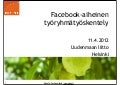 Uudenmaan liiton Facebook-ryhmätyö