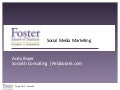 UW Entrepreneurial Marketing - Social Media Tactics