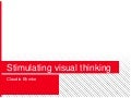 Stimulating visual thinking UXLX Claudia Ehmke