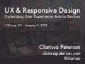 UX & Responsive Design
