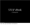 Ux & eBooks