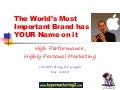 World's Most Important Brand Has Your Name On It by Prof. Bong De Ungria 