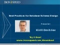 Best Practices for Database Schema Design