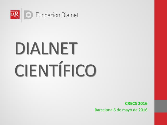 Dialnet Científico. Ferrán Mateo, F...