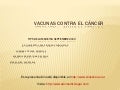 Vacunas contra el cáncer Tips Octubre 2010