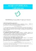 Vademecum ACQUA PUBBLICA Confservizi Veneto