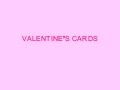 Valentine’s cards