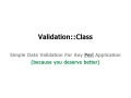 Validation Class