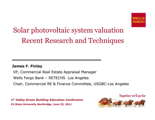 Solar PV Valuation -Valley Green Bl...