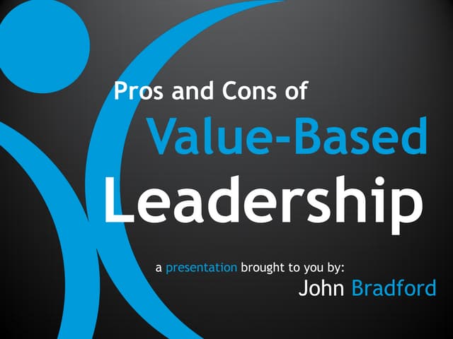 Values Driven Leadership