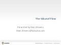 Value of flow