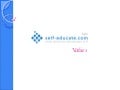 Self-educate.com Values