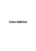 Values addition