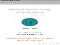Bayesian model choice in cosmology