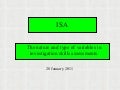 ISA Variables