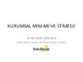 Gartner EEE - EA Buluşması - Vakıfbank sunumu