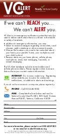 Ventura County Alert Brochure