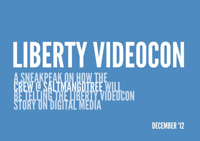 Liberty Videocon cookbook