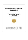 Reserve Bank of India - Payment System Vision Document 2012