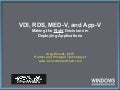 Vdi, rds, med v, app-v - right decisions