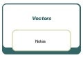 Vectors
