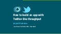 How to Build a SaaS App With Twitter-like Throughput on Just 9 Servers