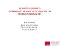 Rethinking the Effects of Velocity on Product Innovation