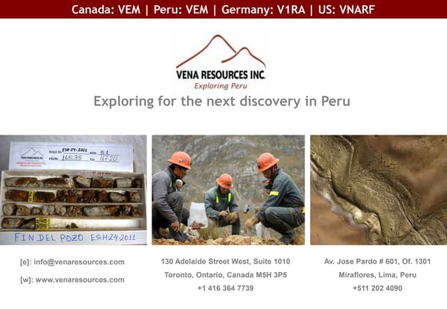 Vena Resources Inc. video
