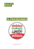 Programma elettorale Vendola