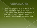 Venta de autos