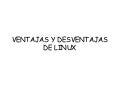 Ventajas de linux