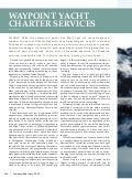 Waypoint Yacht Charter Services: Venture Magazine