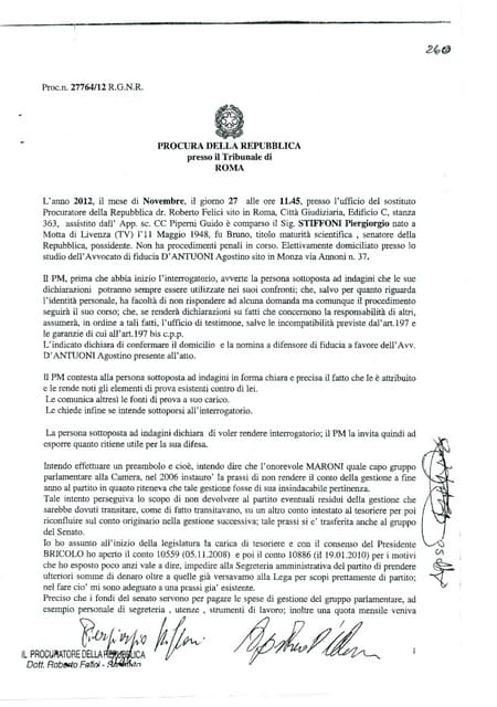 Verbale stiffoni