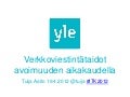 Verkkoviestintätaidot avoimuuden aikakaudella itk2012